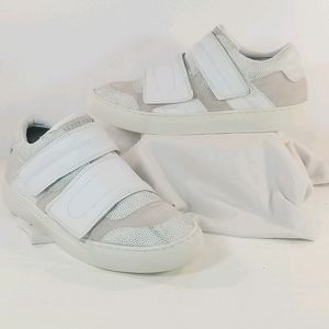 Skechers Side Street Smooth Over White Sneakers Shoes size 9